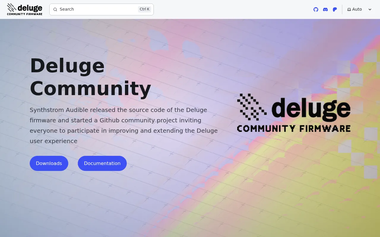 Deluge Community site