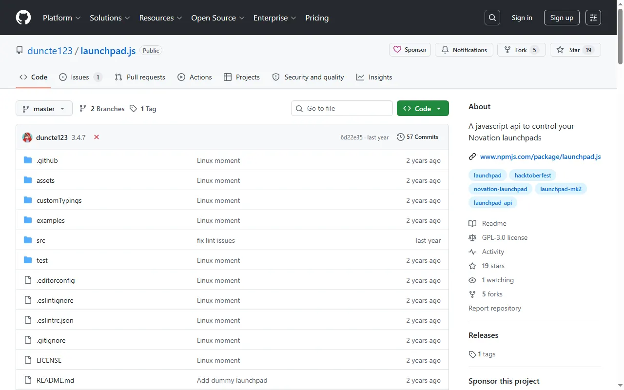 launchpad.js
