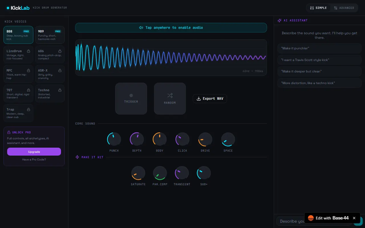 Kick Lab Pro