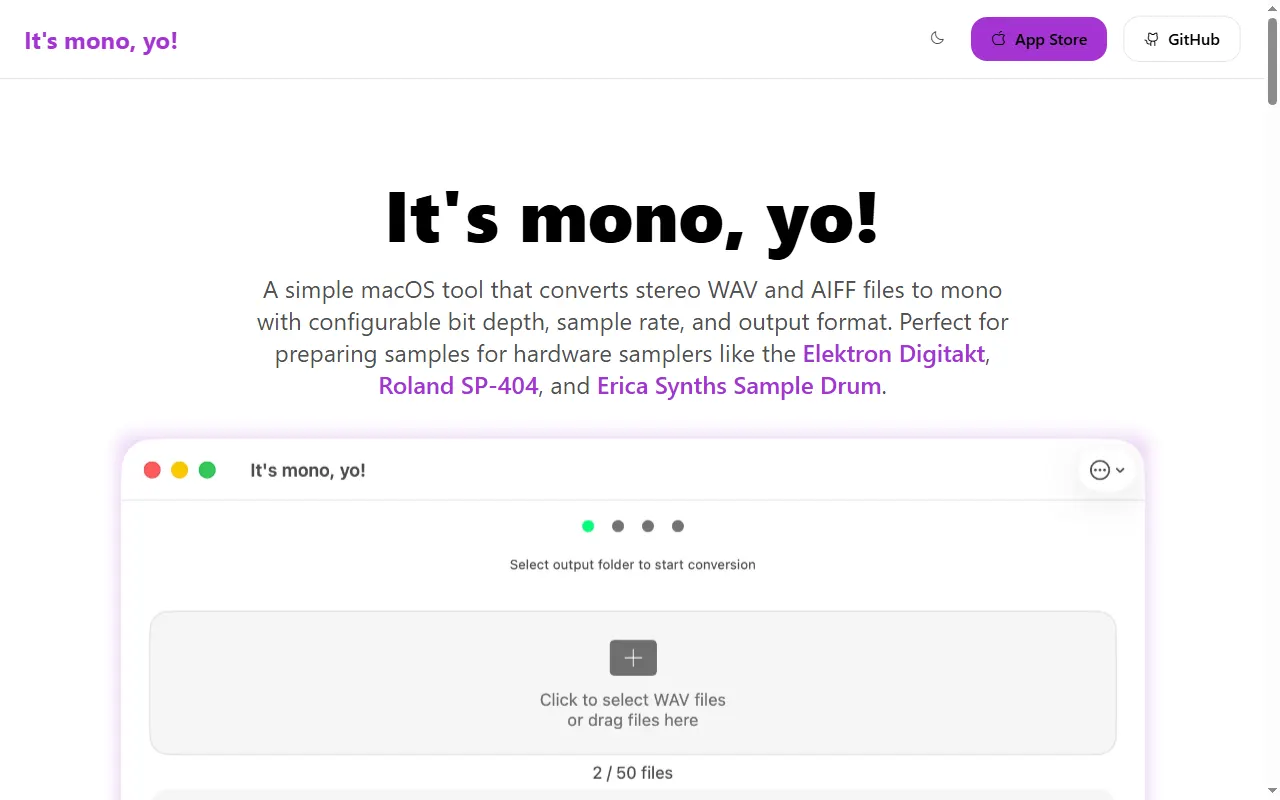 Sample Mono Converter (itsmonoyo)
