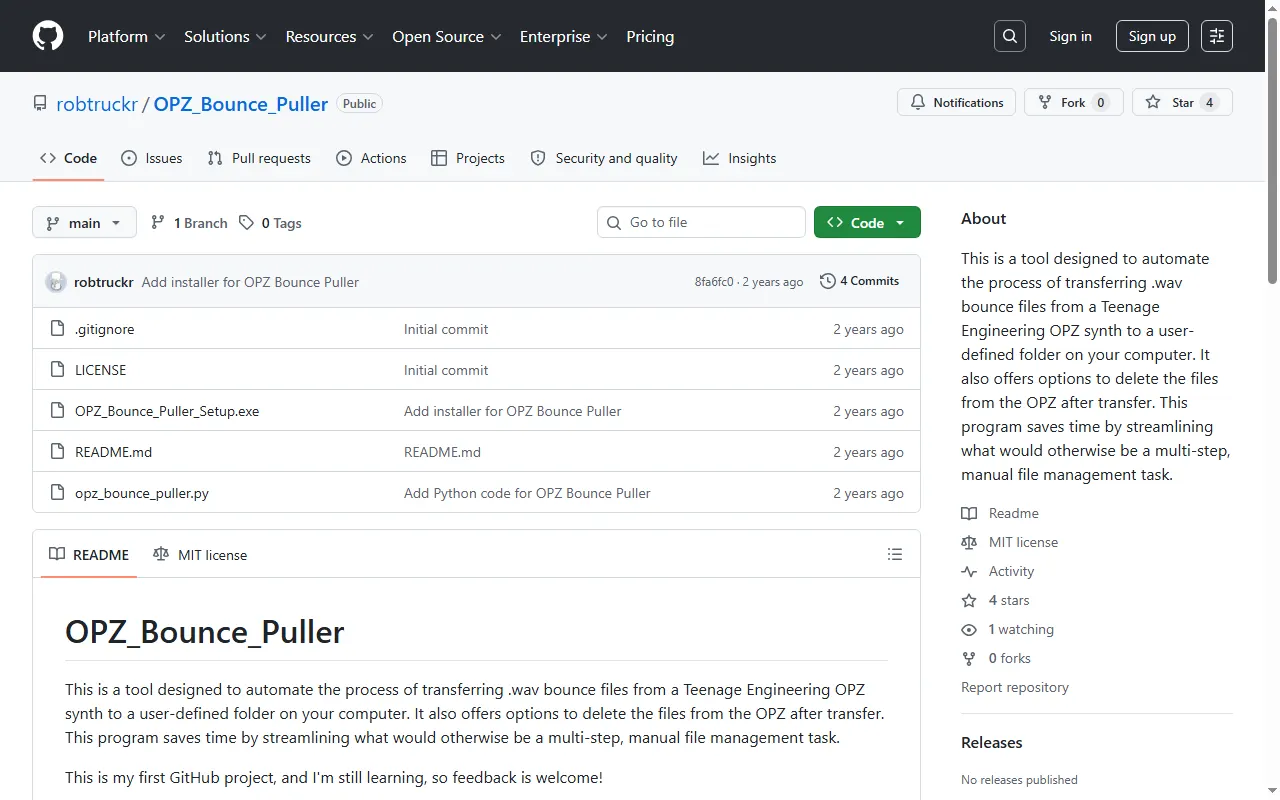 OPZ Bounce Puller screenshot