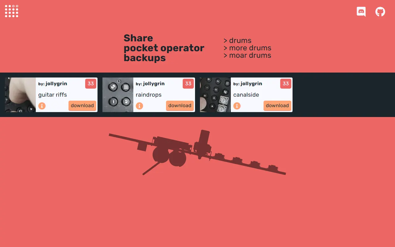 pocket.band — share pocket operator backups
